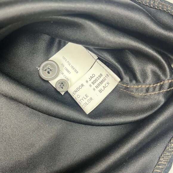 North River Outfitters Mens Snap Up Jacket Black Denim Blend XL - Picture 4 of 11